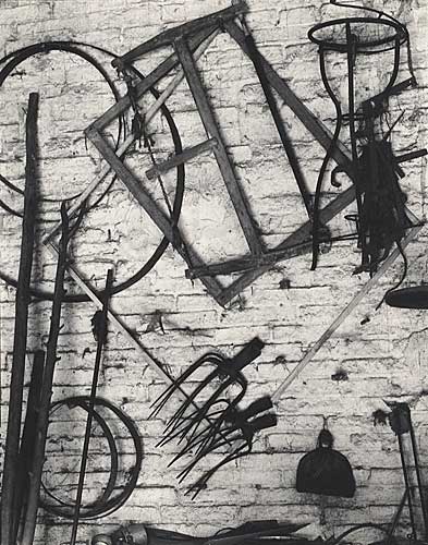 Repair Shop, Luzzara, Italy, Vintage silver print, 1953