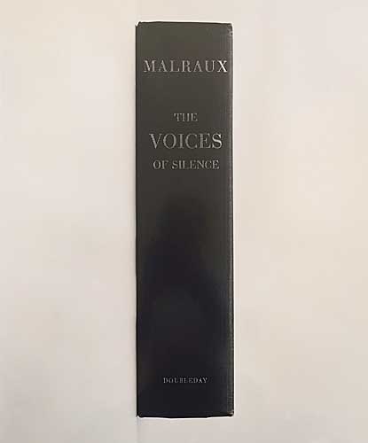 Bookspine / Andre Malraux: The Voices of Silence, Vintage silver print, 1979/80