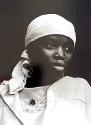 Young Antiguan Beauty with White Scarf, Vintage silver print, 1970.