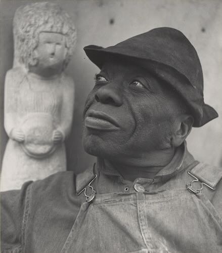 William Edmondson, Vintage silver print, 1937