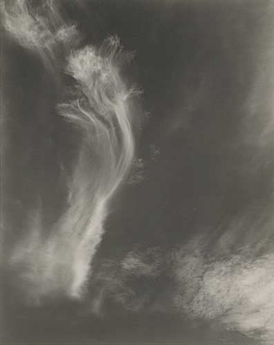 Clouds, Vintage silver print, 1936