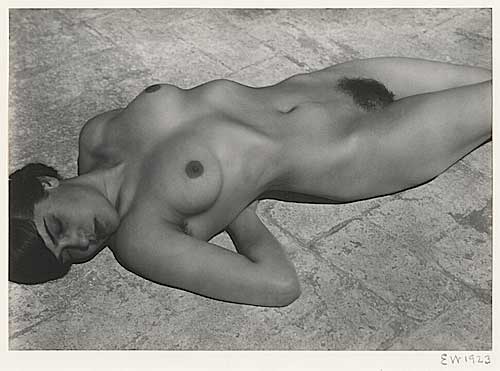 Tina on the Azotea, Gelatin silver print, 1923; this print, ca. 1945