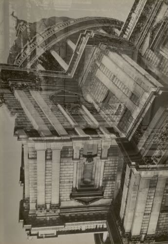 English Cathedral Abstraction, Vintage silver print, 1931