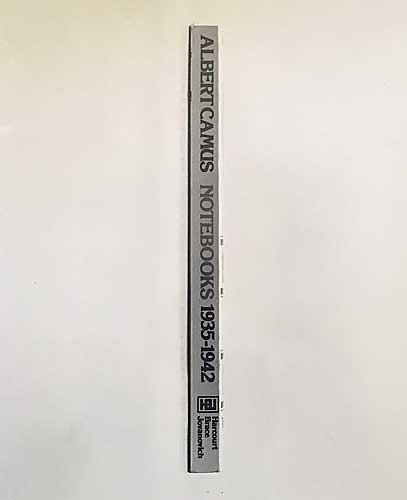 Bookspine / Albert Camus: Notebooks, 1935-1972, Vintage silver print, 1979/80