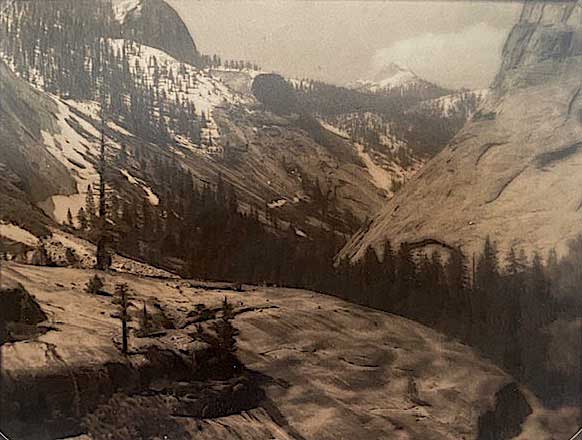 Lost Valley, Little Yosemite, Yosemite National Park, Vintage silver print, ca. 1920