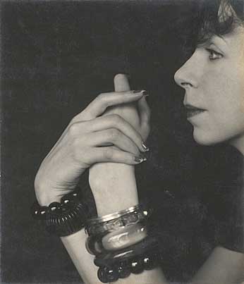 Portrait of Elise Cavanna, Vintage silver print, ca. 1935